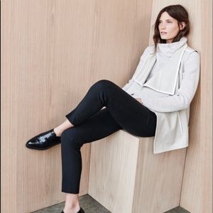 J Crew Black Minnie Crop Ankle Stretch Twill